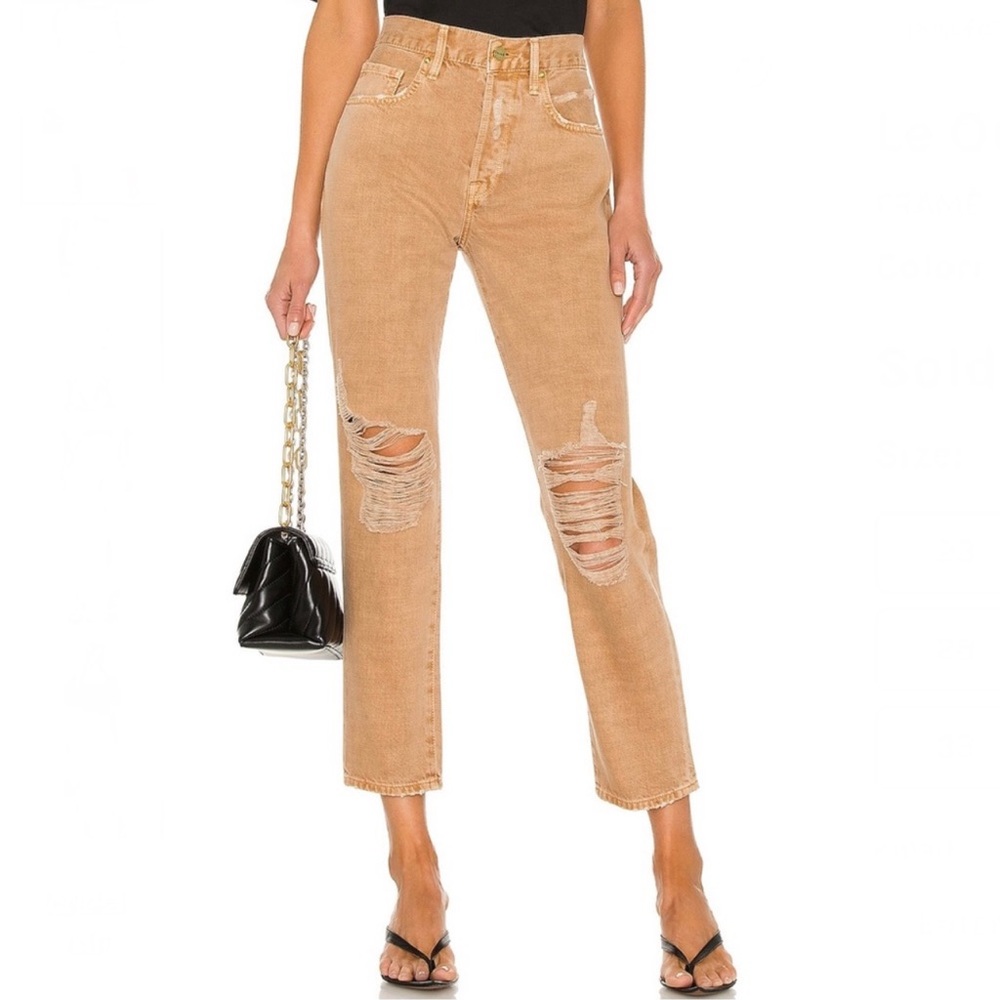 FRAME Le Original brown/tan Jeans Size 27